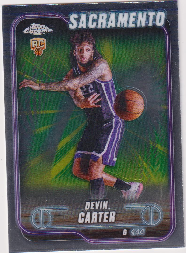 2024-25 Topps Chrome Basketball Devin Carter #134 Rookie