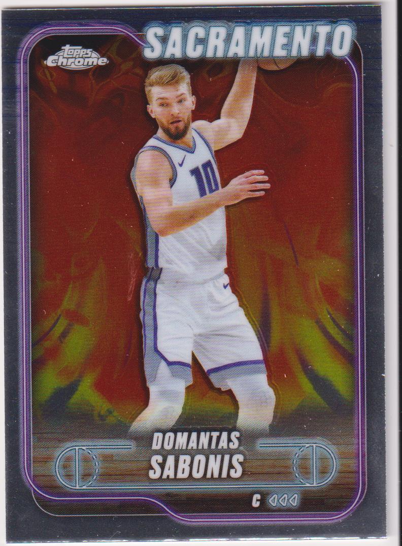 2024-25 Topps Chrome Basketball Domantas Sabonis #153