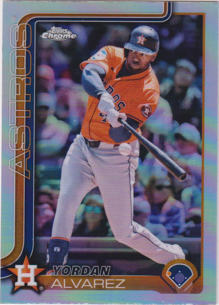 2025 Topps Chrome Baseball Refractors Yordan Alvarez #267