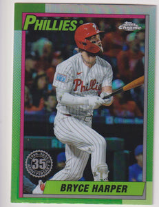 2025 Topps Chrome 1990 Topps Bryce Harper #90CB-12