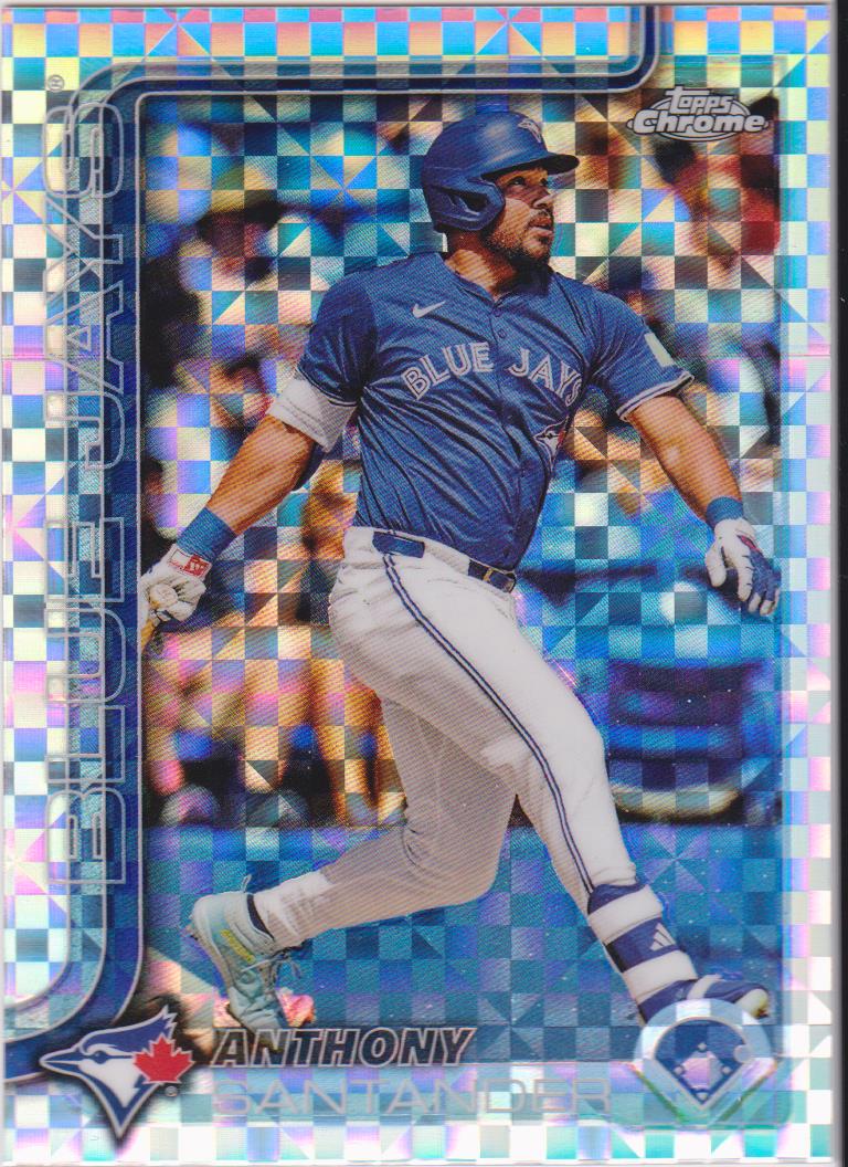 2025 Topps Chrome Baseball X-Fractors Anthony Santander #60