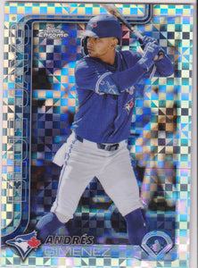 2025 Topps Chrome Baseball X-Fractors Andrés Giménez #70