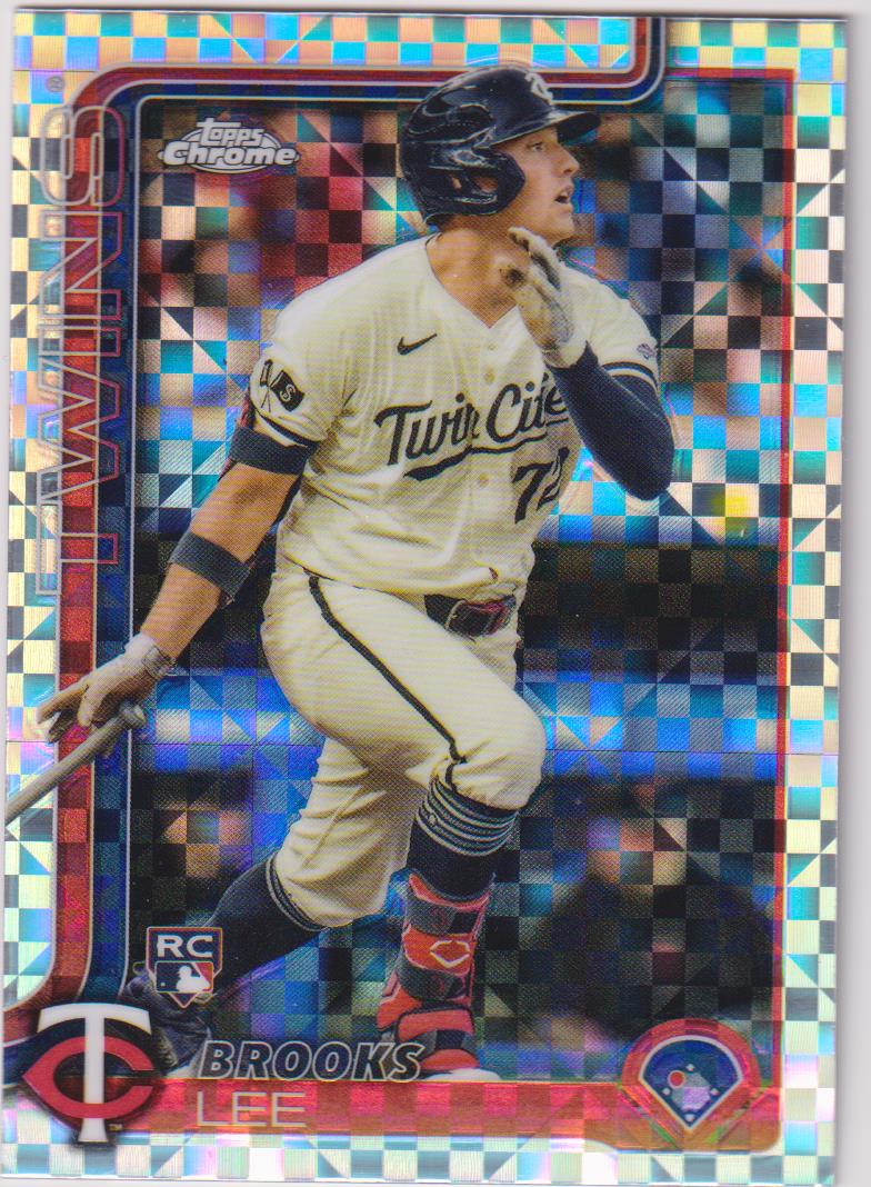 2025 Topps Chrome Baseball X-Fractors Brooks Lee #234 Rookie