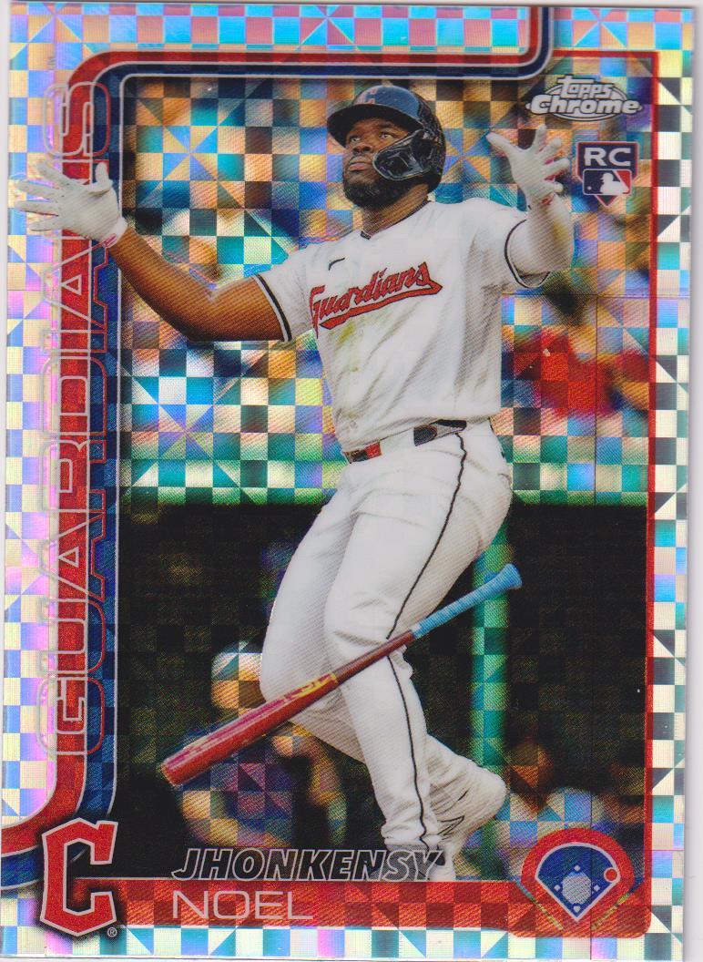 2025 Topps Chrome Baseball X-Fractors Jhonkensy Noel #291 Rookie