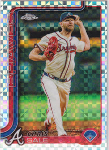 2025 Topps Chrome Baseball X-Fractors Chris Sale #182