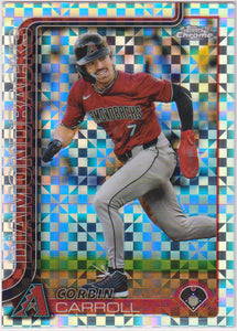 2025 Topps Chrome Baseball X-Fractors Corbin Carroll #268