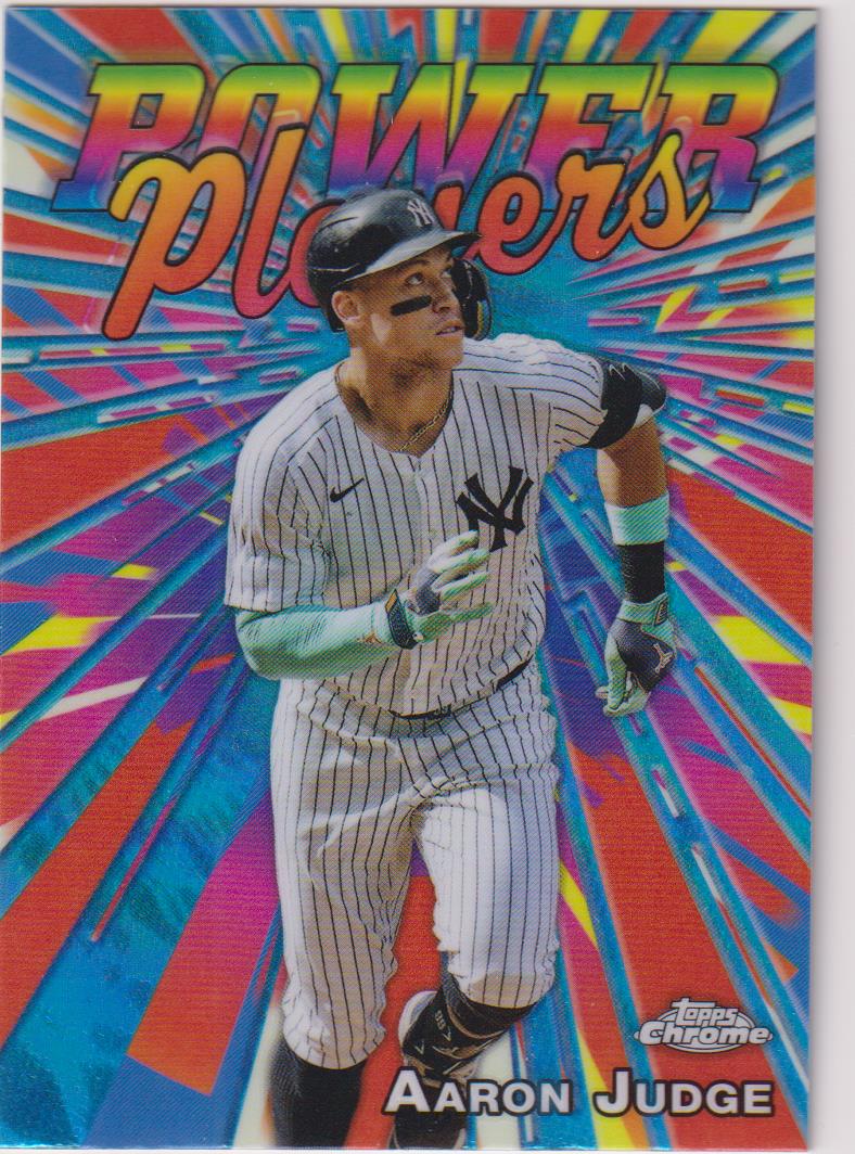 2025 Topps Chrome Baseball Power Players Aaron Judge #PP-1