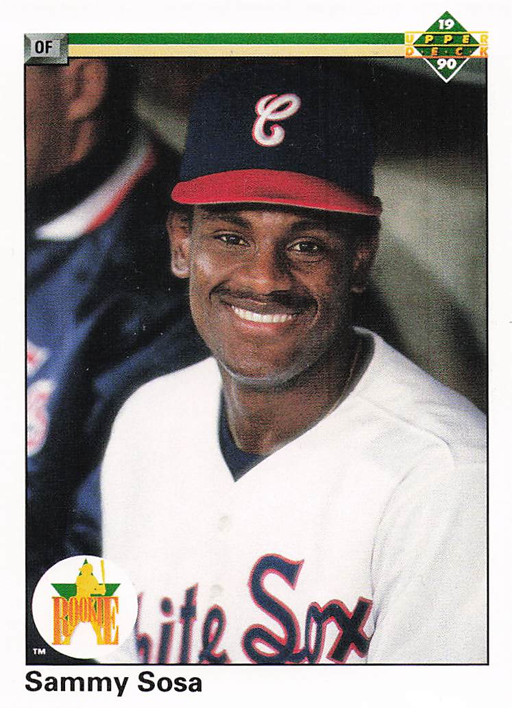 1990 Upper Deck Baseball Sammy Sosa #17 Rookie