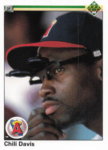 1990 Upper Deck Baseball Chili Davis #38