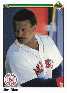 1990 Upper Deck Baseball Jim Rice #373