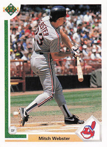 1991 Upper Deck Baseball Mitch Webster #120