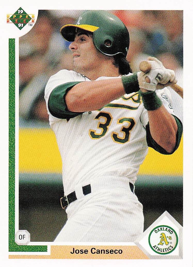 1991 Upper Deck Baseball Jose Canseco #155