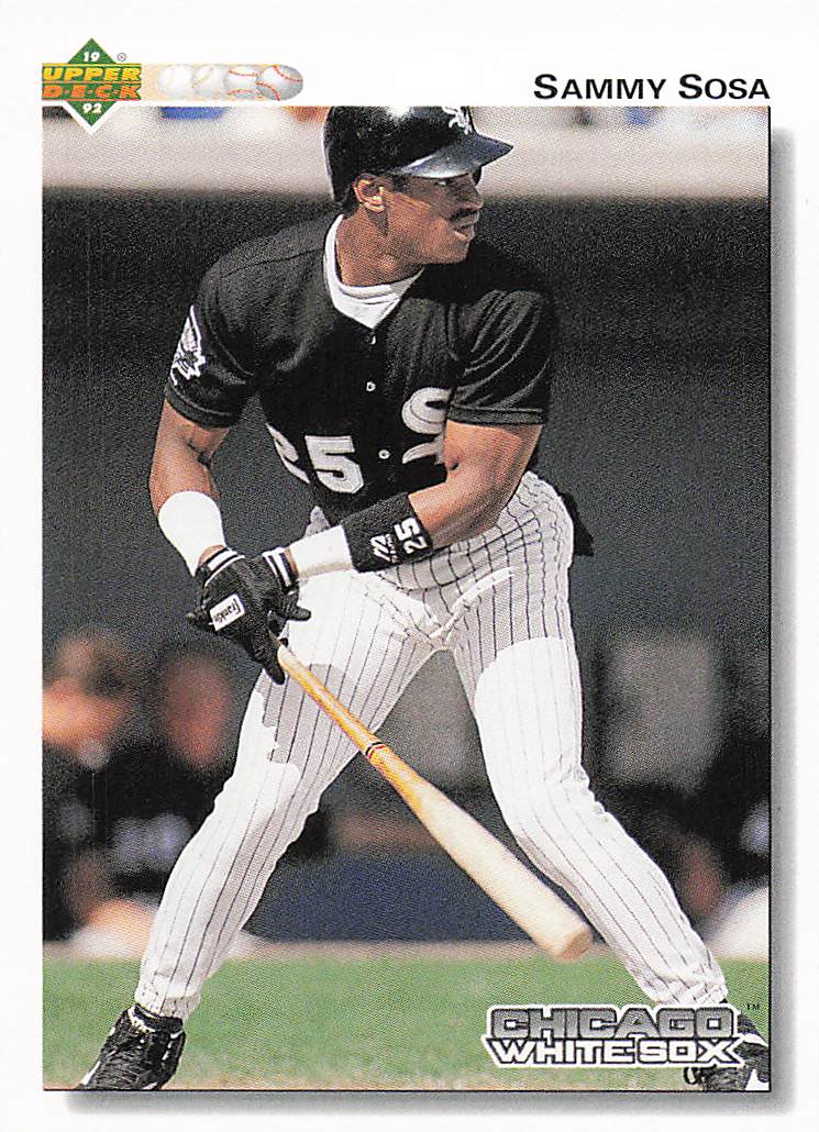 1992 Upper Deck Baseball Sammy Sosa #438