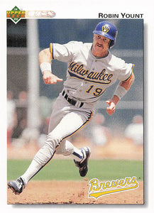 1992 Upper Deck Baseball Robin Yount #456