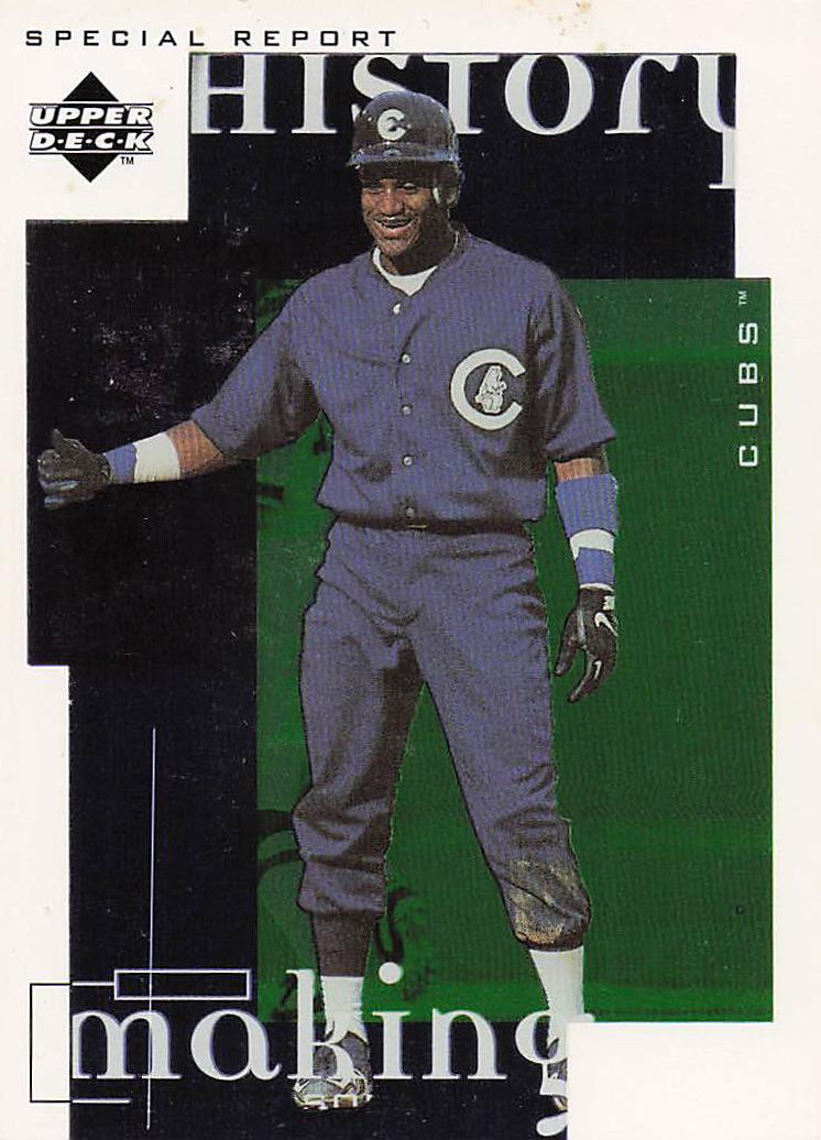 1998 Upper Deck Baseball Sammy Sosa #8