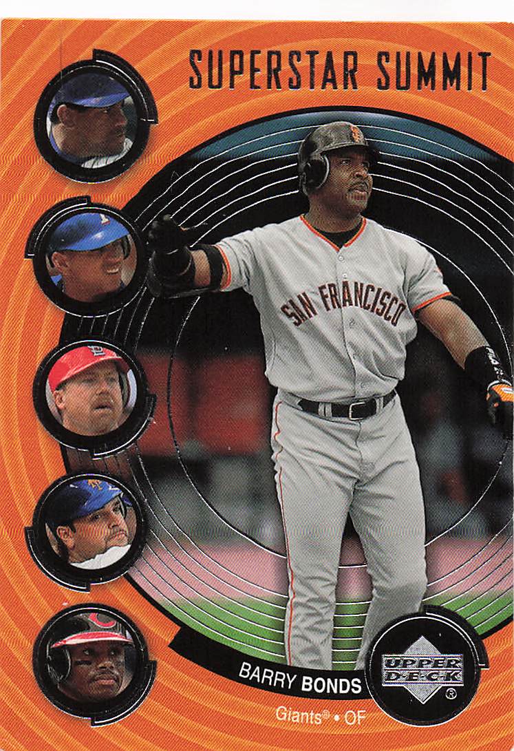 2002 Upper Deck Baseball Superstar Summit (Series 1) Barry Bonds #SS4