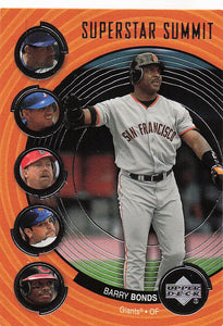 2002 Upper Deck Baseball Superstar Summit (Series 1) Barry Bonds #SS4