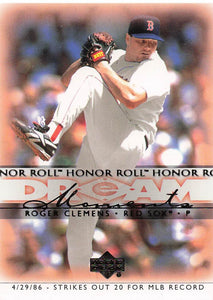 2002 Upper Deck Honor Roll Baseball Roger Clemens #64