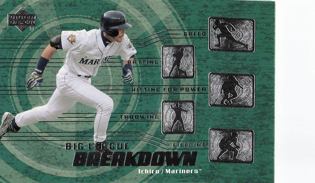 2002 upper deck big league breakdown ichiro BL14
