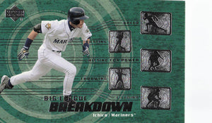 2002 upper deck big league breakdown ichiro BL14