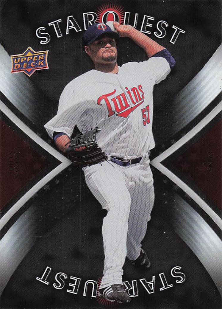 2008 Upper Deck Baseball StarQuest Common Johan Santana #SQ-21