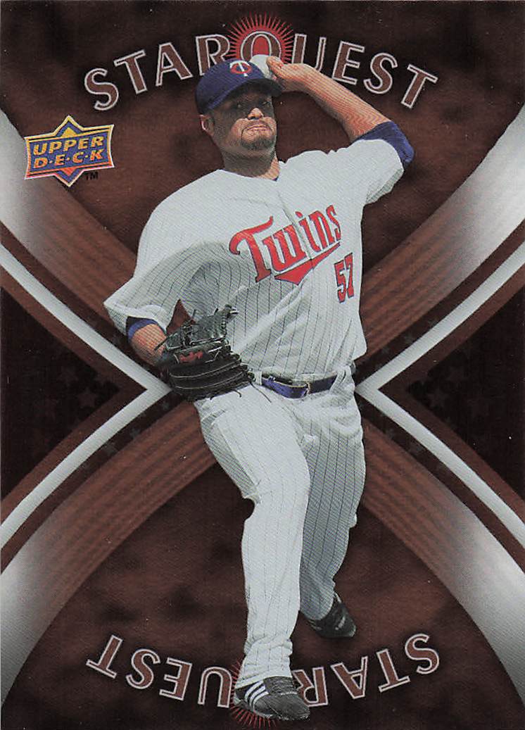 2008 Upper Deck Baseball StarQuest Uncommon Johan Santana #SQ-21