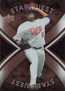2008 Upper Deck Baseball StarQuest Uncommon Johan Santana #SQ-21