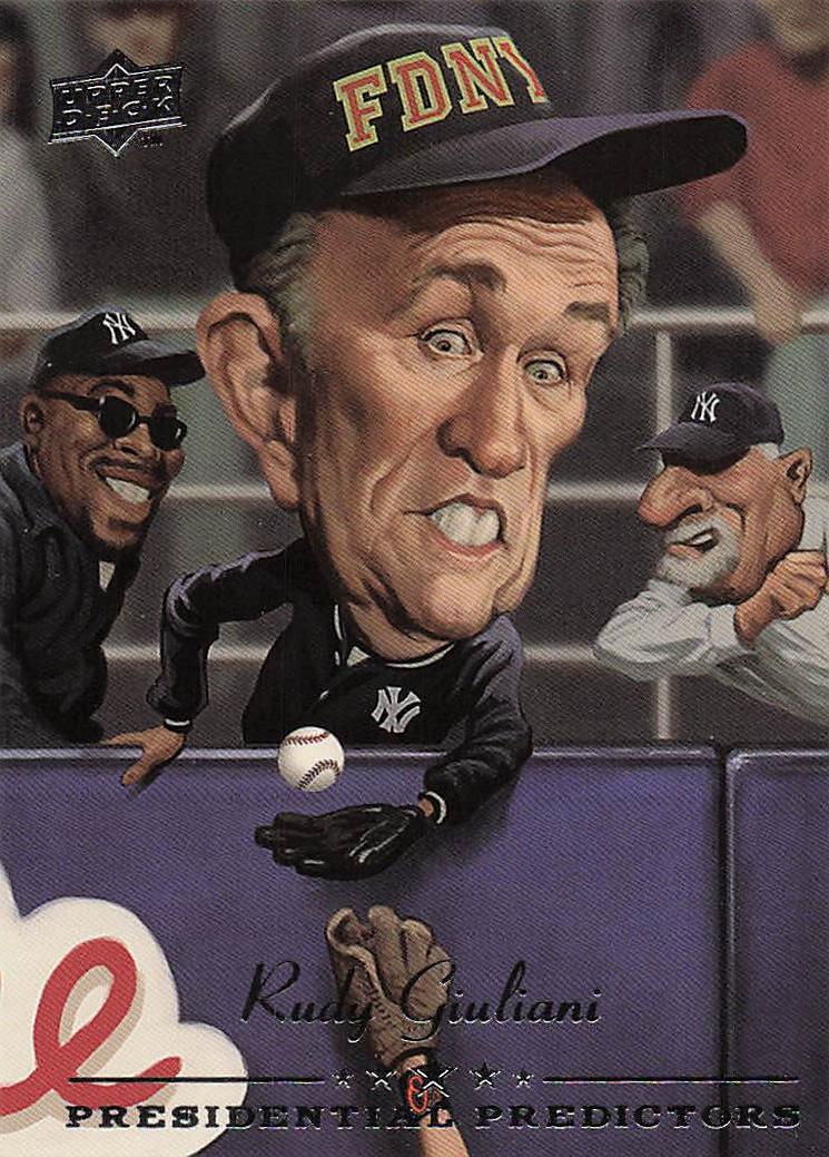 2008 Upper Deck Baseball Presidential Predictors Rudy Giuliani #PP-1
