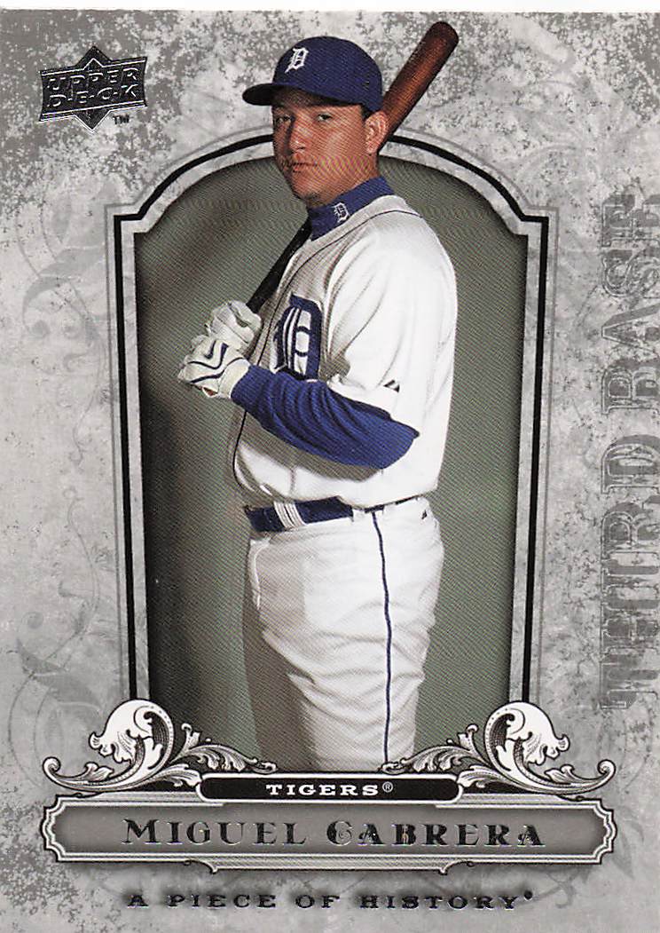 2008 Upper Deck A Piece of History Baseball Miguel Cabrera #34