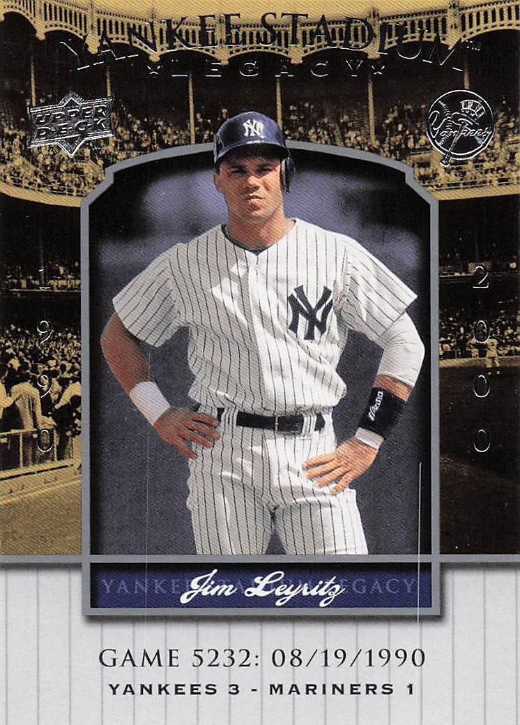 2008 Upper Deck Yankee Stadium Legacy Baseball Jim Leyritz #5230