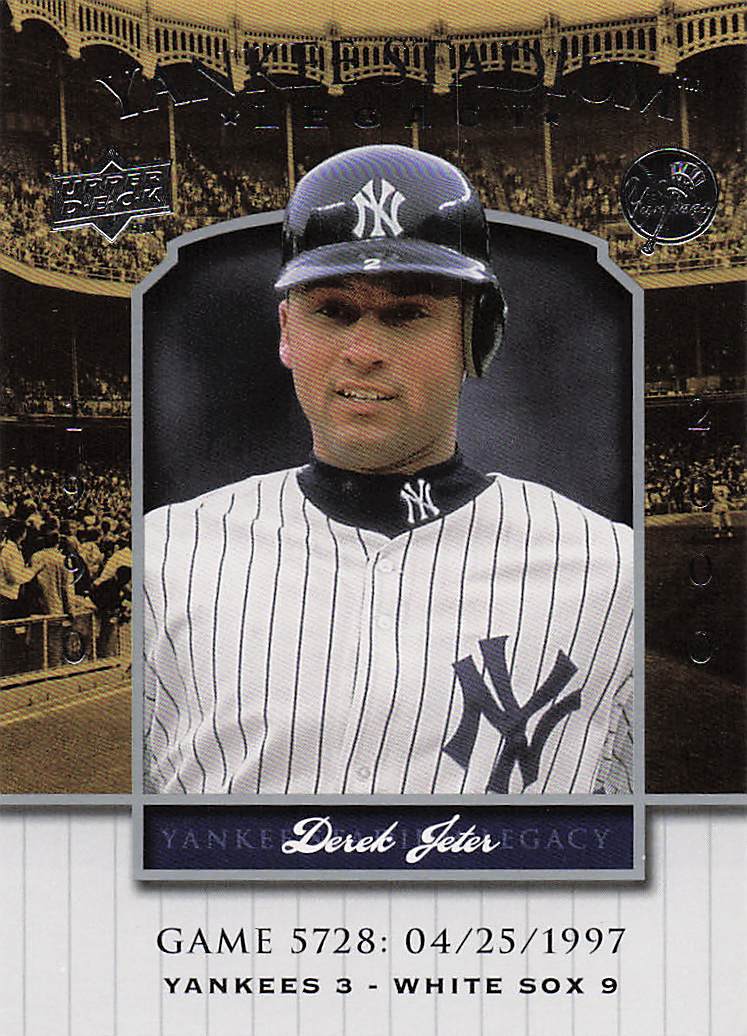 2008 Upper Deck Yankee Stadium Legacy Baseball Derek Jeter #5737