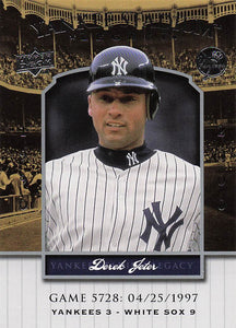 2008 Upper Deck Yankee Stadium Legacy Baseball Derek Jeter #5737