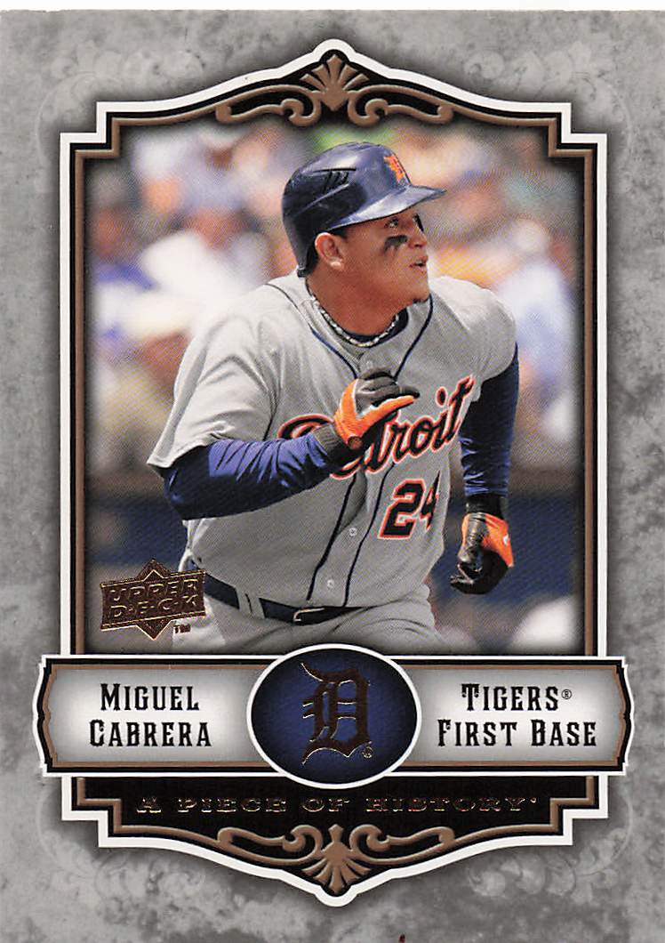 2009 Upper Deck A Piece of History Baseball Miguel Cabrera #33