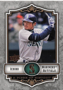 2009 Upper Deck A Piece of History Baseball Ichiro Suzuki #83