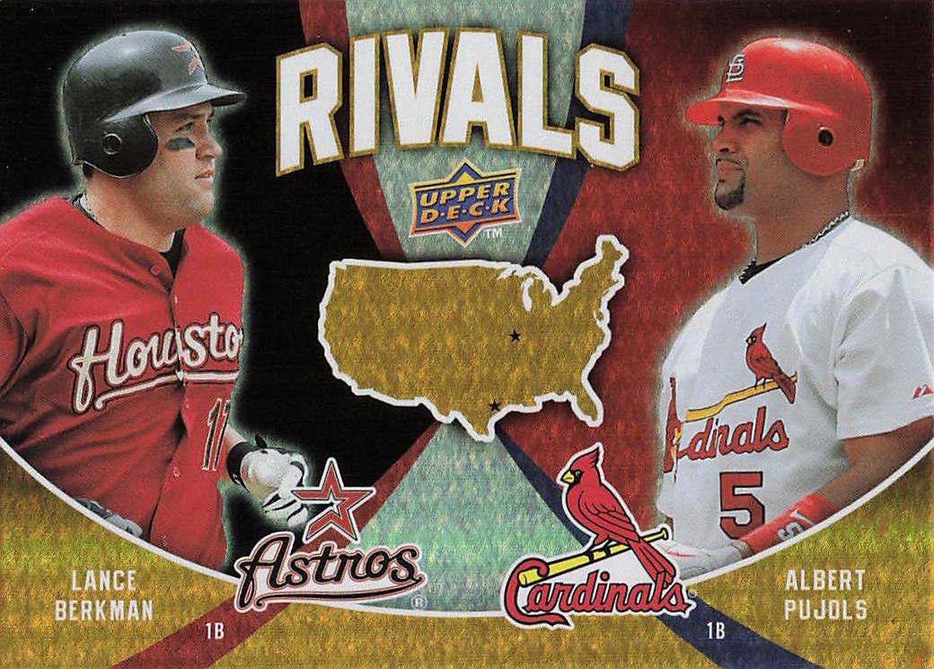 2009 Upper Deck Baseball Rivals Lance Berkman / Albert Pujols #R11