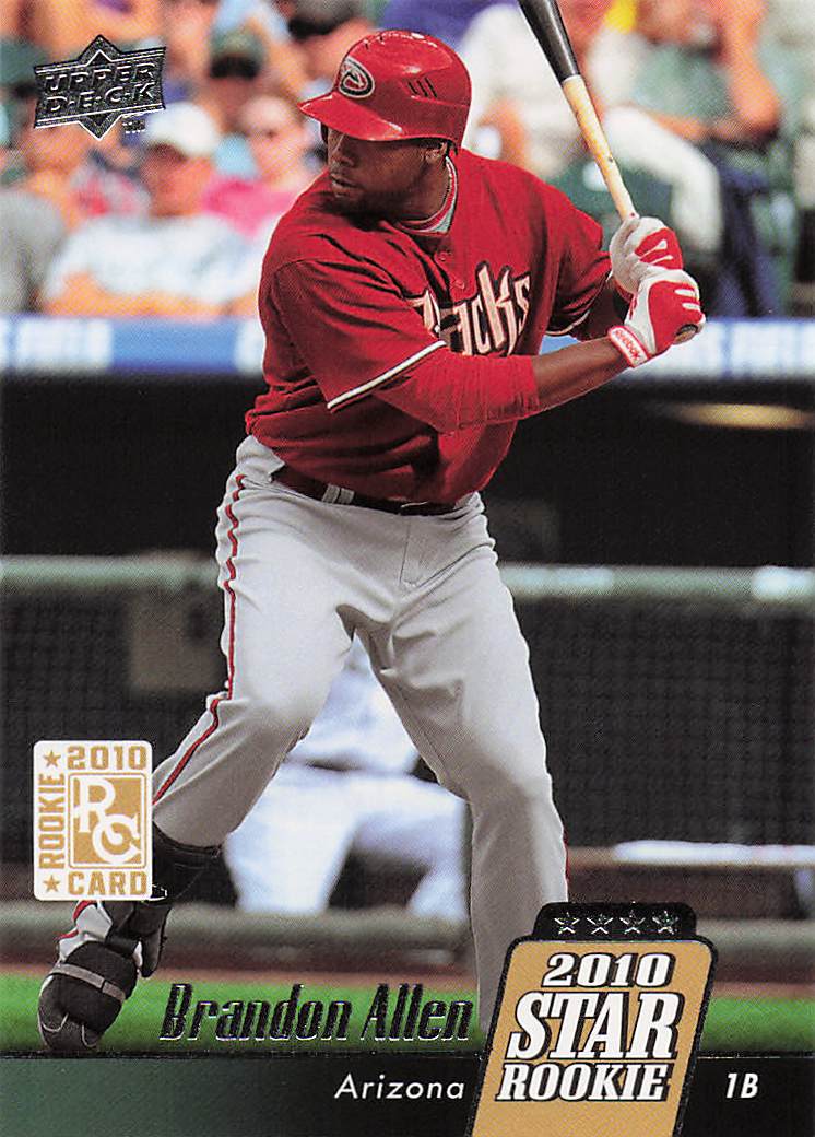 2010 Upper Deck Baseball Brandon Allen #25