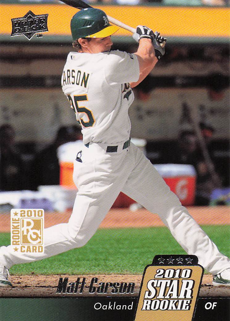 2010 Upper Deck Baseball Matt Carson #34 Rookie