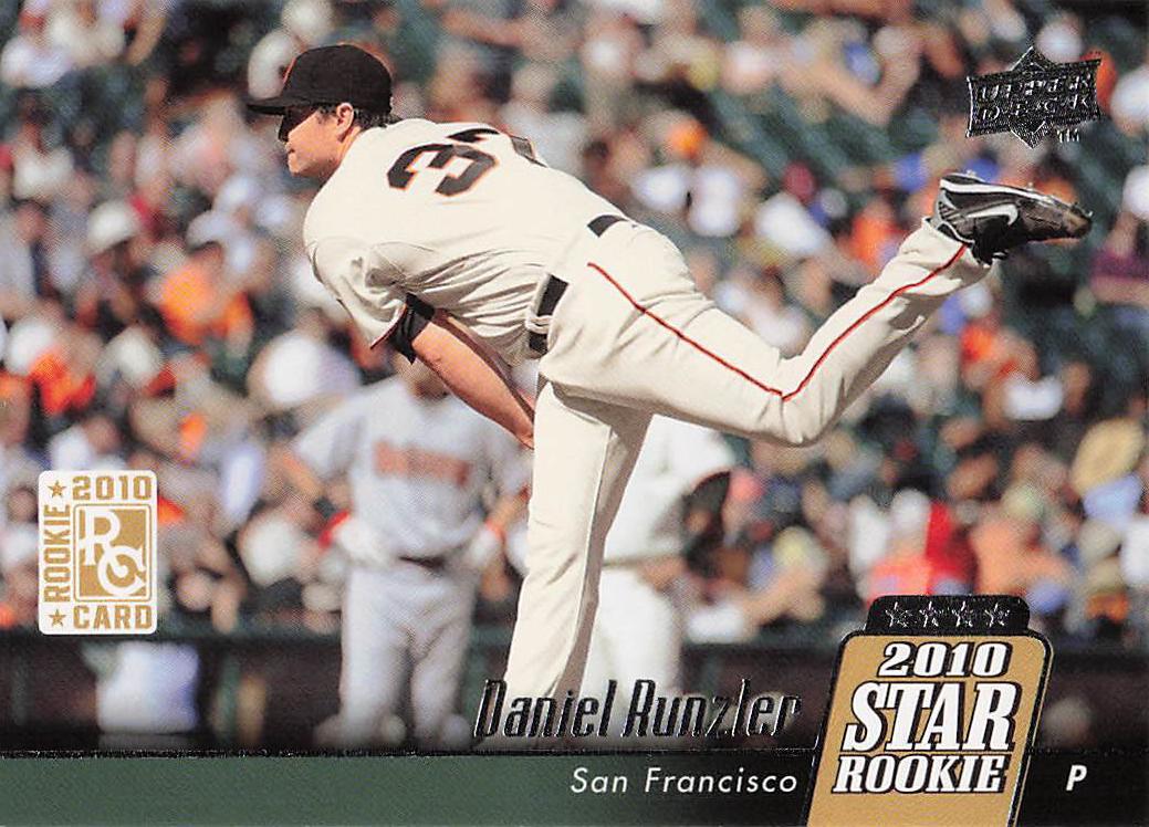 2010 Upper Deck Baseball Dan Runzler #37 Rookie