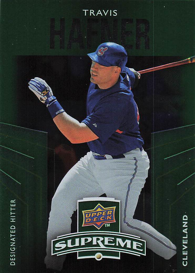 2010 Upper Deck Baseball Supreme Green Travis Hafner #S-14