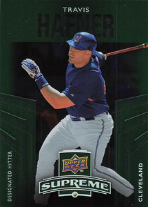 2010 Upper Deck Baseball Supreme Green Travis Hafner #S-14