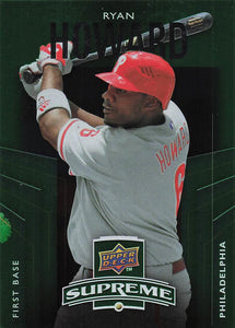 2010 Upper Deck Baseball Supreme Blue Ryan Howard #S-34