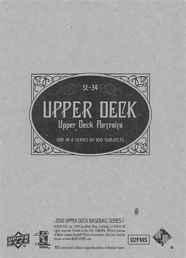 2010 Upper Deck Baseball Portraits Lance Berkman #SE-34