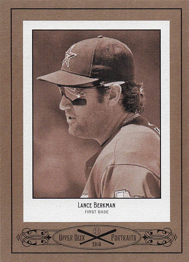 2010 Upper Deck Baseball Portraits Lance Berkman #SE-34
