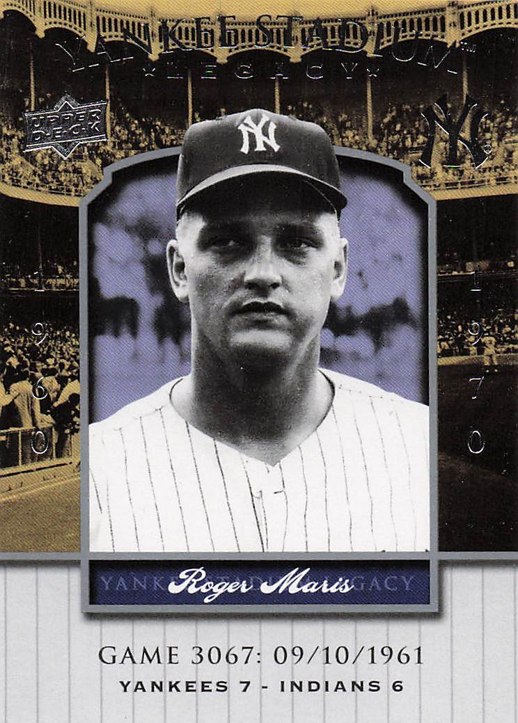 2008 Upper Deck Yankee Stadium Legacy Baseball Roger Maris #3065