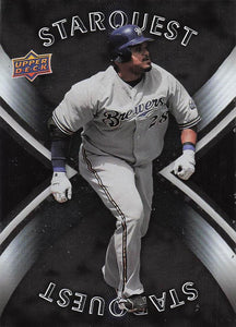 2008 Upper Deck Baseball StarQuest Common Prince Fielder #SQ-3