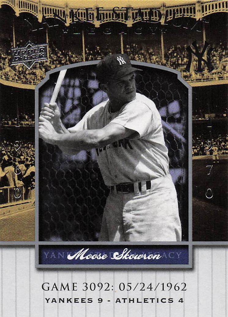 2008 Upper Deck Yankee Stadium Legacy Baseball Bill Skowron #3090