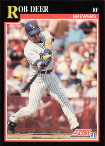 1991 Score Baseball Rob Deer #248