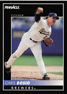 1992 Pinnacle Baseball Chris Bosio #367