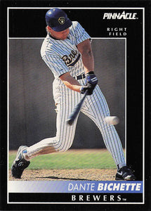 1992 Pinnacle Baseball Dante Bichette #514