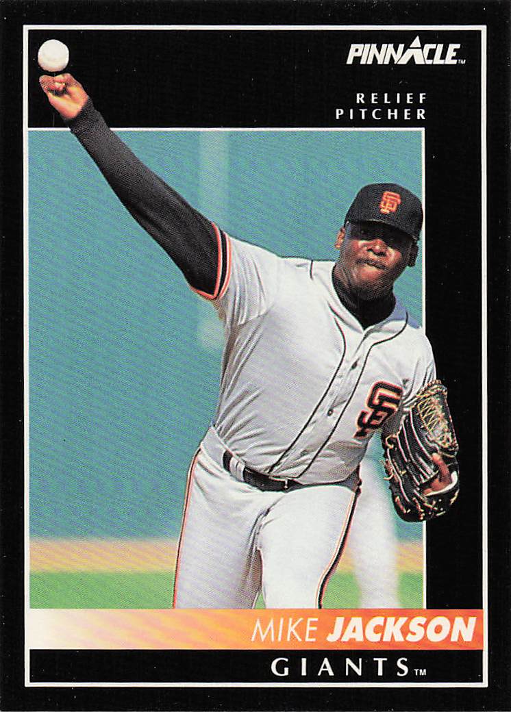 1992 Pinnacle Baseball Mike Jackson #437